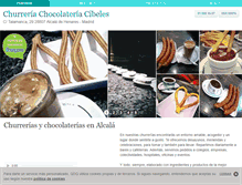 Tablet Screenshot of churreriacibeles.com